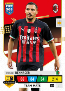 Ismael Bennacer A.C. Milan 2023 FIFA 365 Team Mate #338